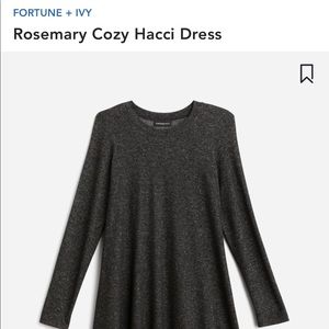 FORTUNE + IVY Rosemary Cozy Hacci Dress
